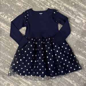 Gymboree Dark Blue Star Pattern Dress